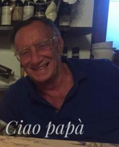 Domenico Foti nella foto pubblicata sui social dalla figlia Elena